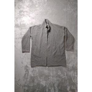 Madewell Women's S Gray Knit Cardigan Merino Wool Blend Academia Quilt Luxury